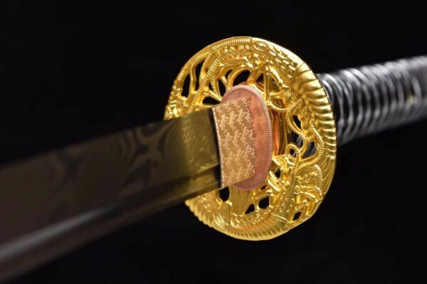 Damascus Steel Samurai Sword - Image 5