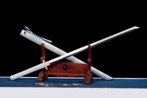 Cloud Dragon Mirror - Polished Tang - style Sword - Image 9