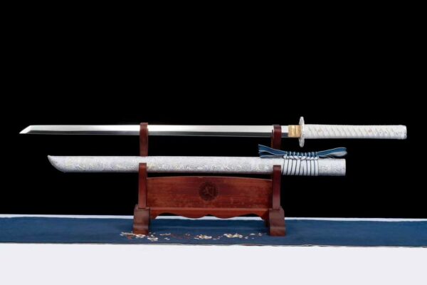 Cloud Dragon Mirror - Polished Tang - style Sword